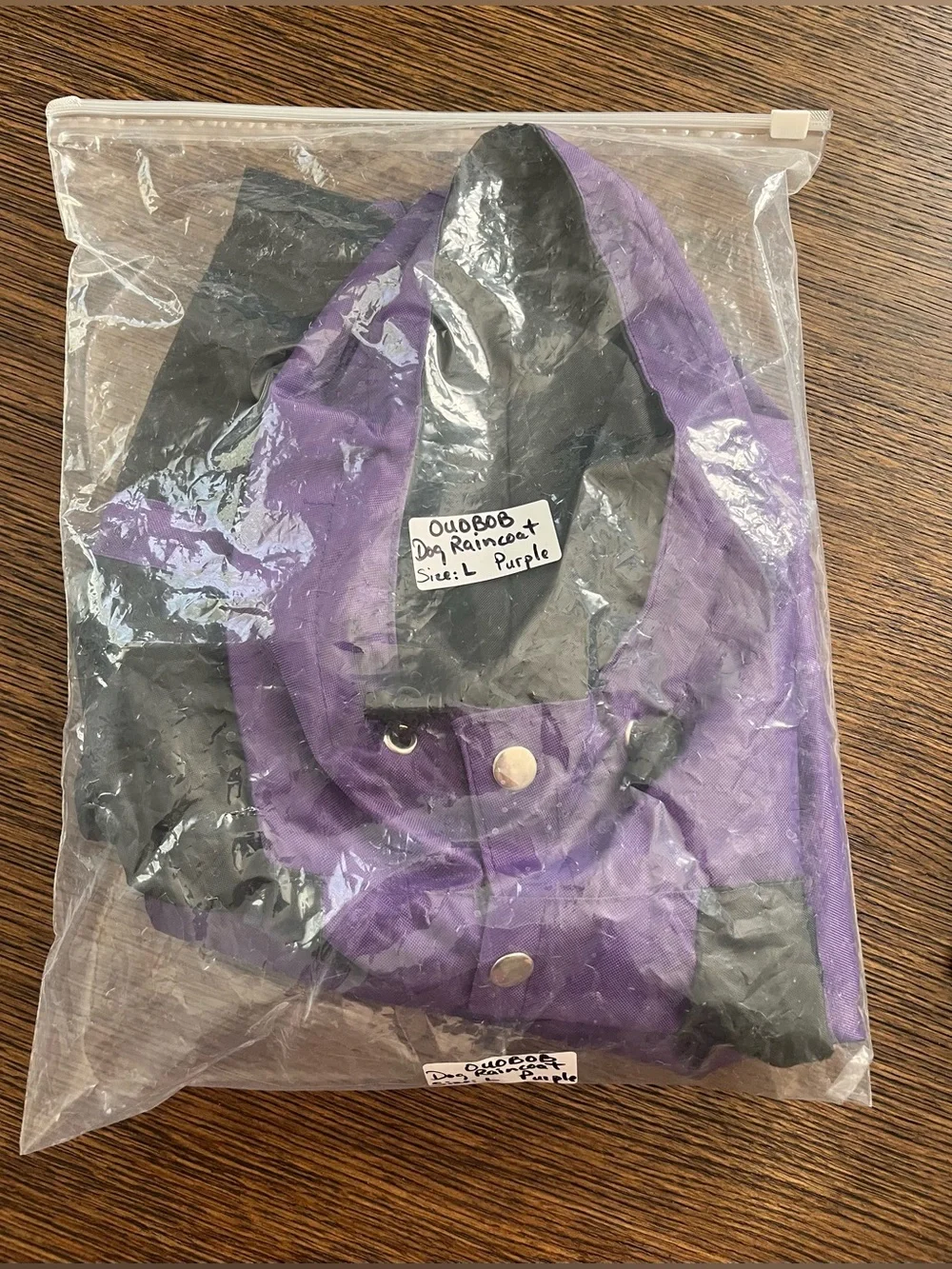 N/A dog raincoat